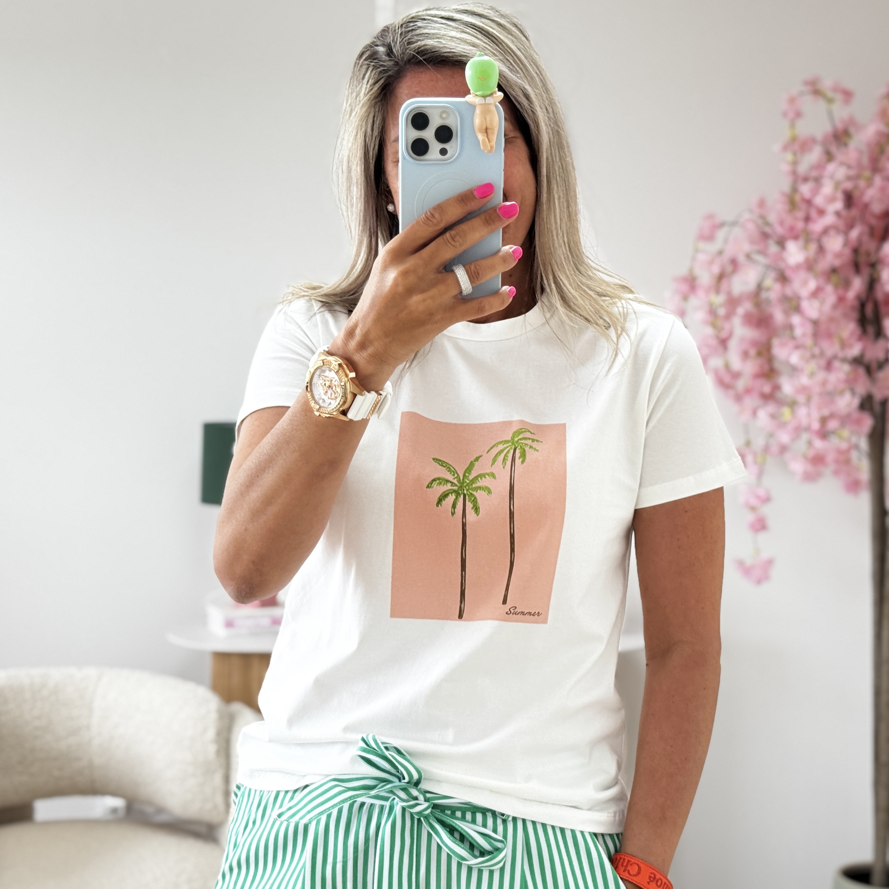 Tee shirt Jade saumon