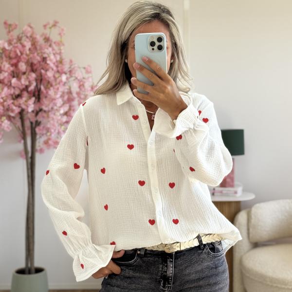 Chemise Wayne rouge