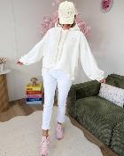 Sweat Dolce vita blanc