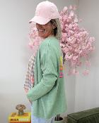 Gilet good vibes vert