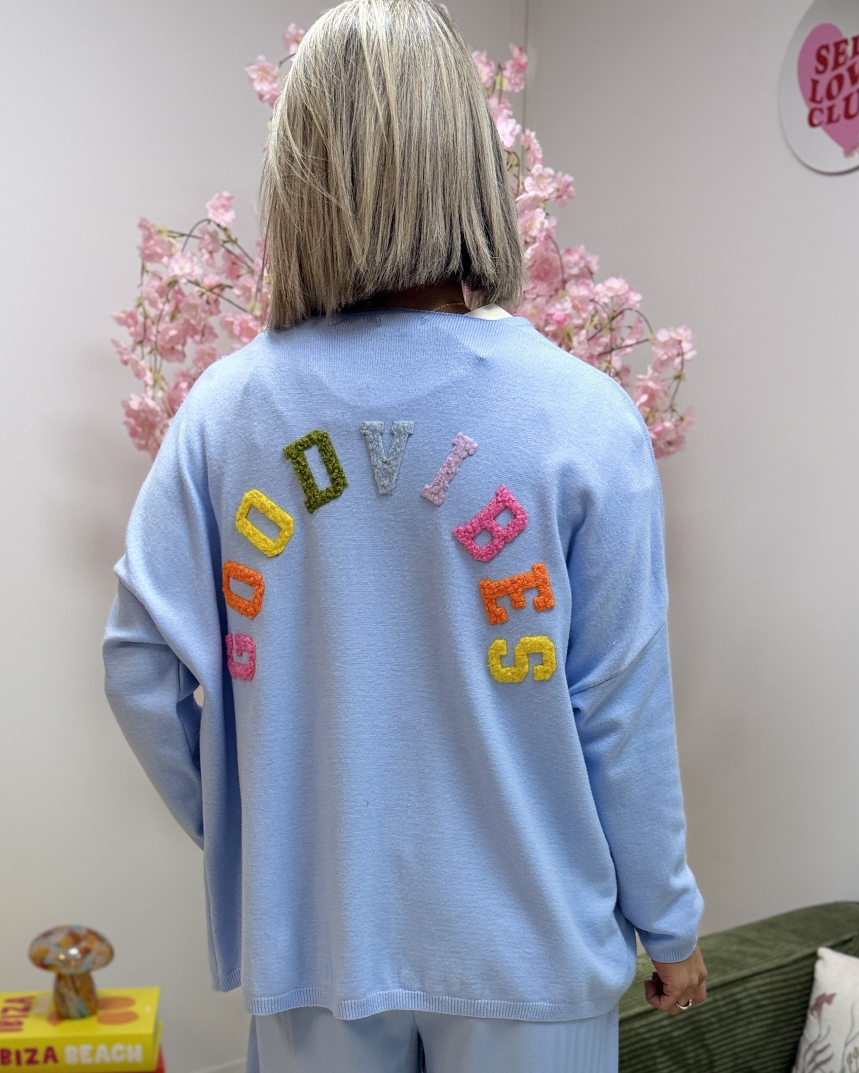 Gilet good vibes ciel