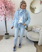 Foulard bandana ciel