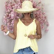 Top Flore jaune