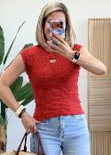 Pull coeur rouge (du 34 au 38)