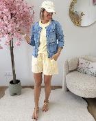 T shirt soleil rivieira jaune