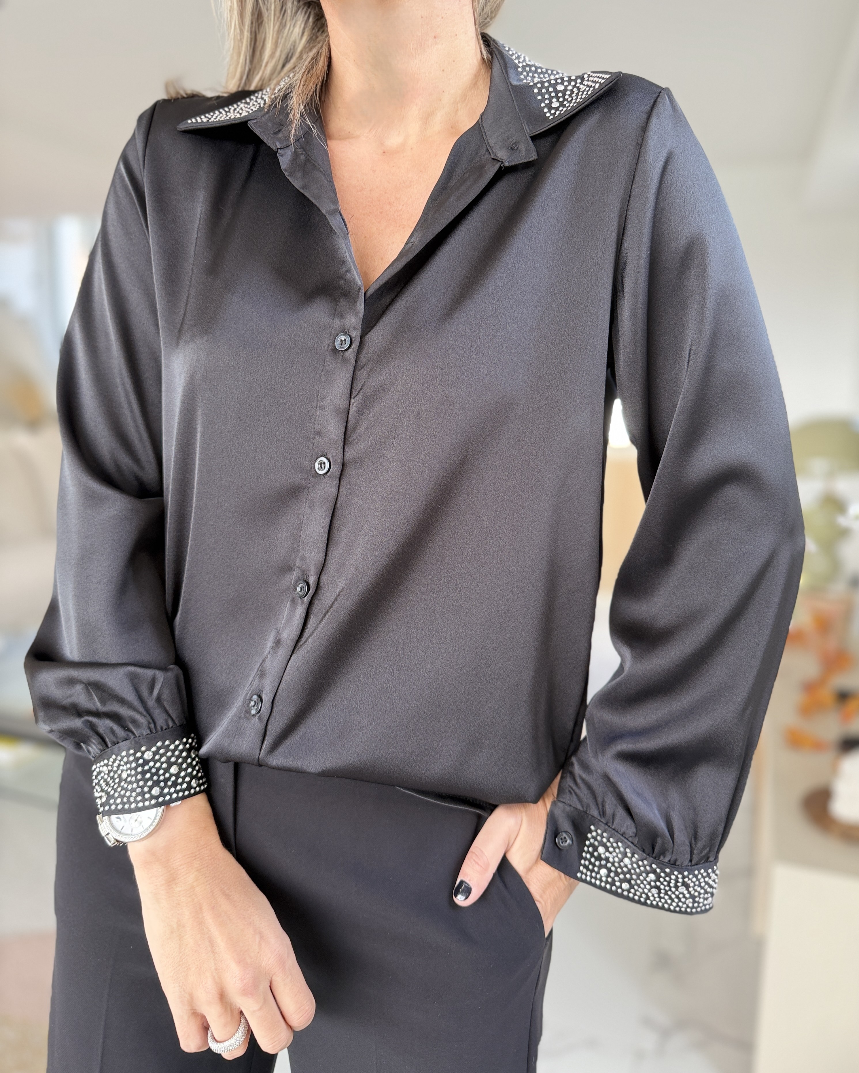 Chemise Perrine noire