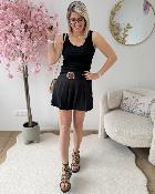 Jupe short Mona noire