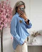 Chemise heart coeur leopard