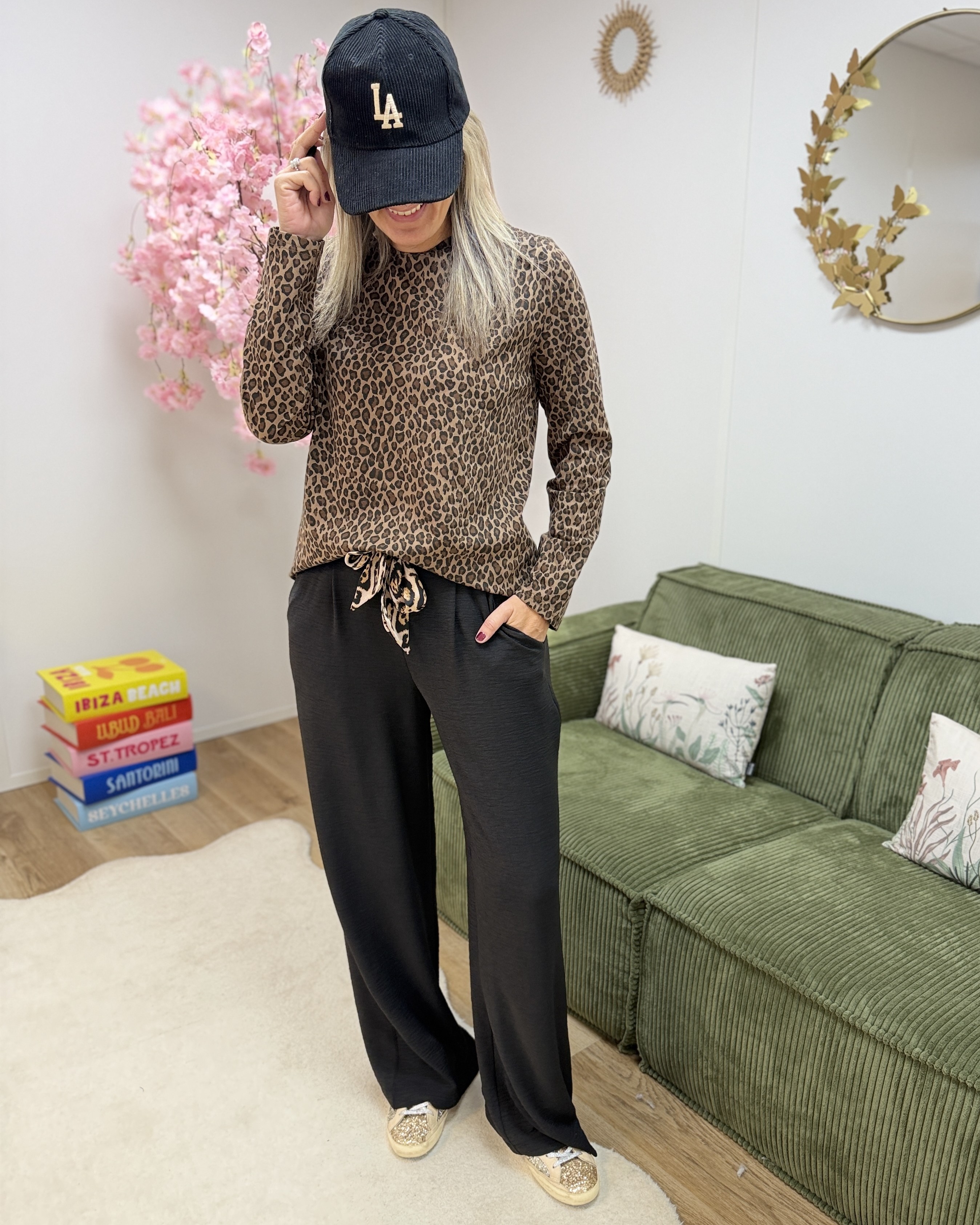 Pantalon Paula noir léo