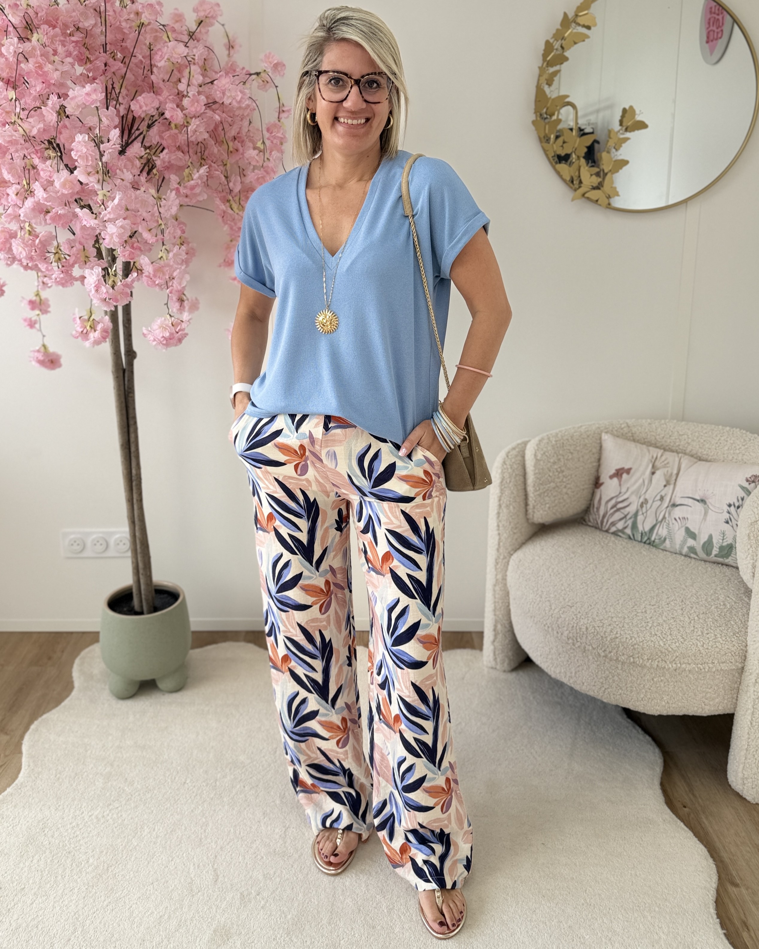 Pantalon Amaury ciel