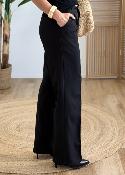 Pantalon à pince noir