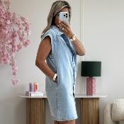 Robe Amber bleu clair