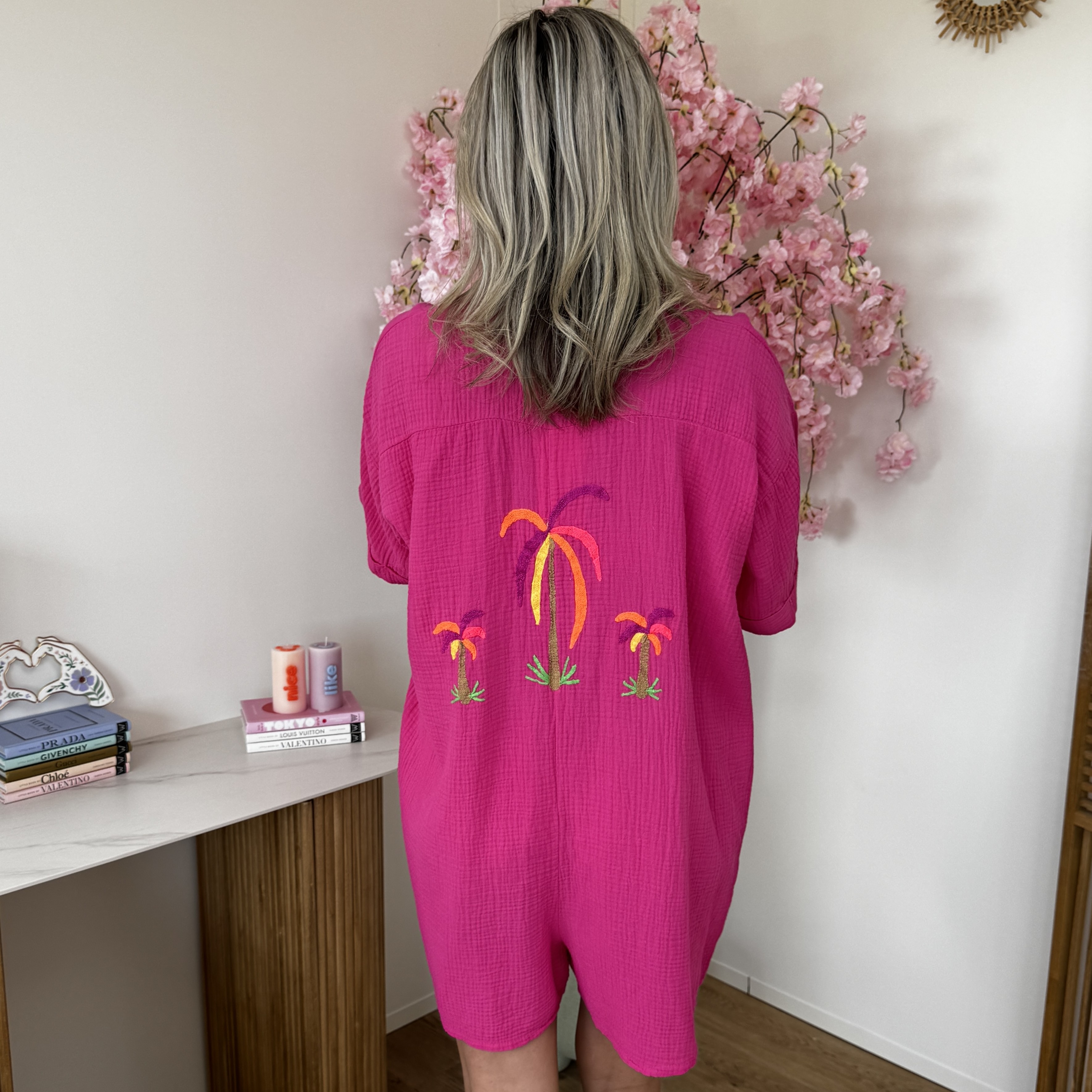 Combi short Torry fushia