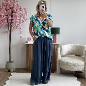 Pantalon Rachel marine