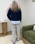 Bombers bouclettes marine