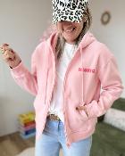 Gilet sweat Iconic rose