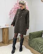 Robe pull Kenza choco