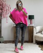 Gilet Maddox rose fluo