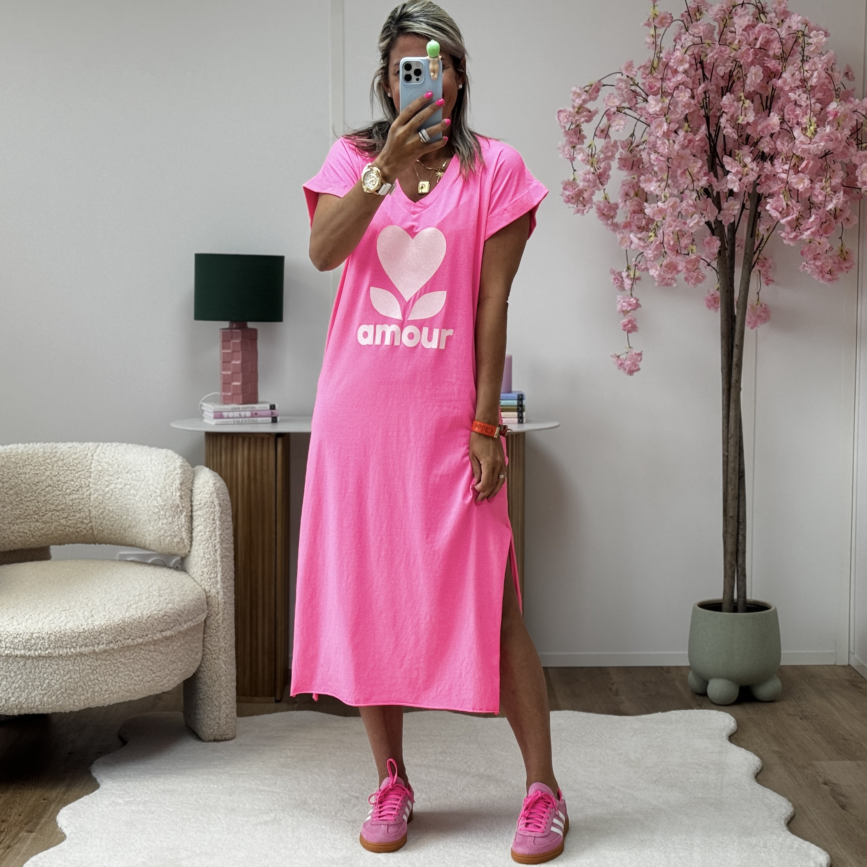 Robe Claire rose