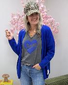 Tee shirt Leslie bleu