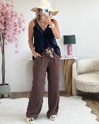 Pantalon Paula chocolat