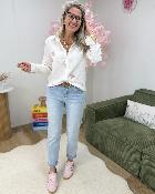 Chemise Scarlette rose marron