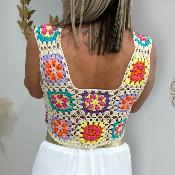 Top en crochet