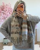 Echarpe Molly taupe
