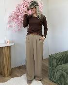 Tee shirt sequins choco