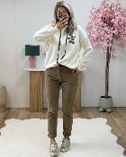 Chino velours camel