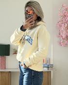 Sweat les copines d abord écru