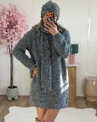 Set robe pull grise