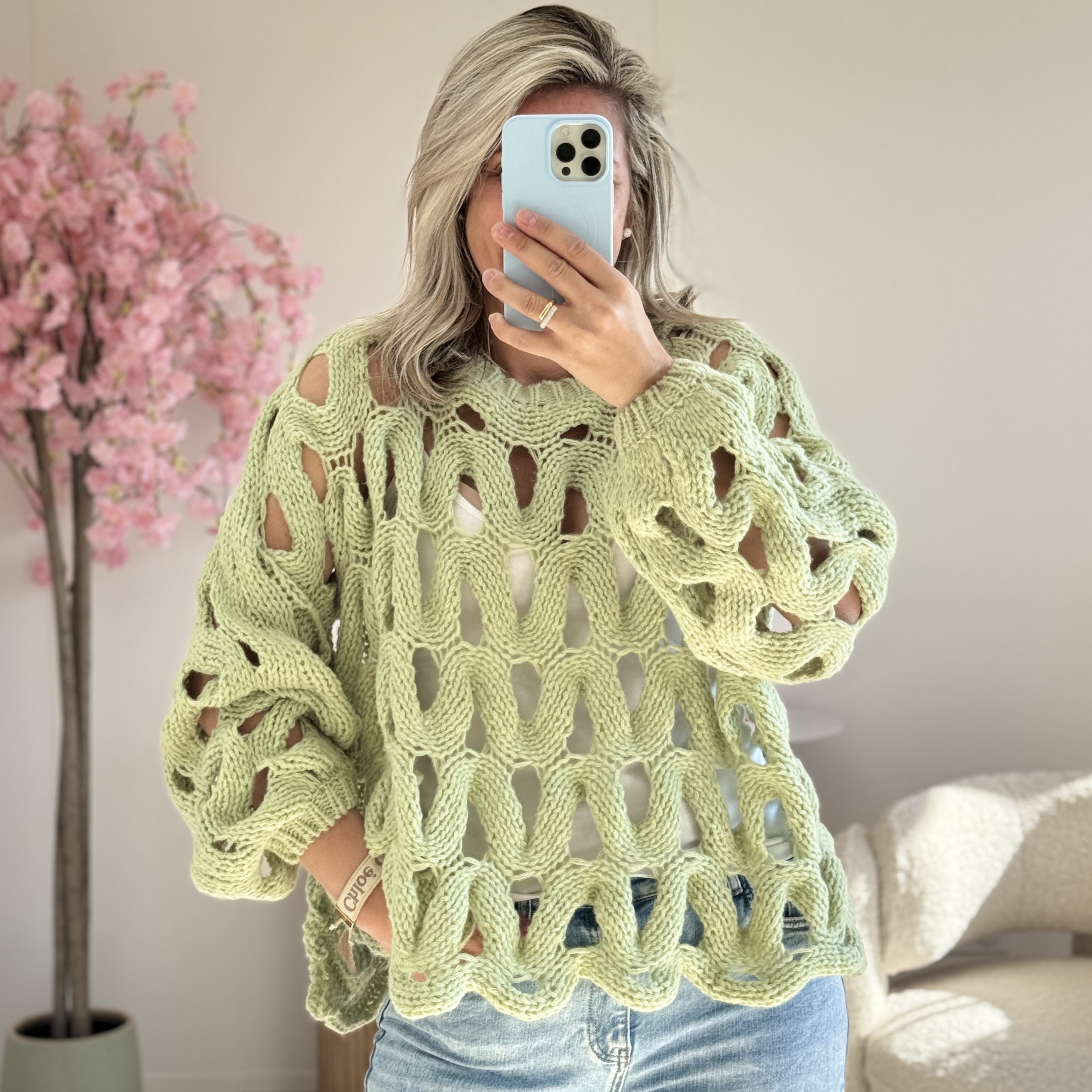 Pull Achille vert