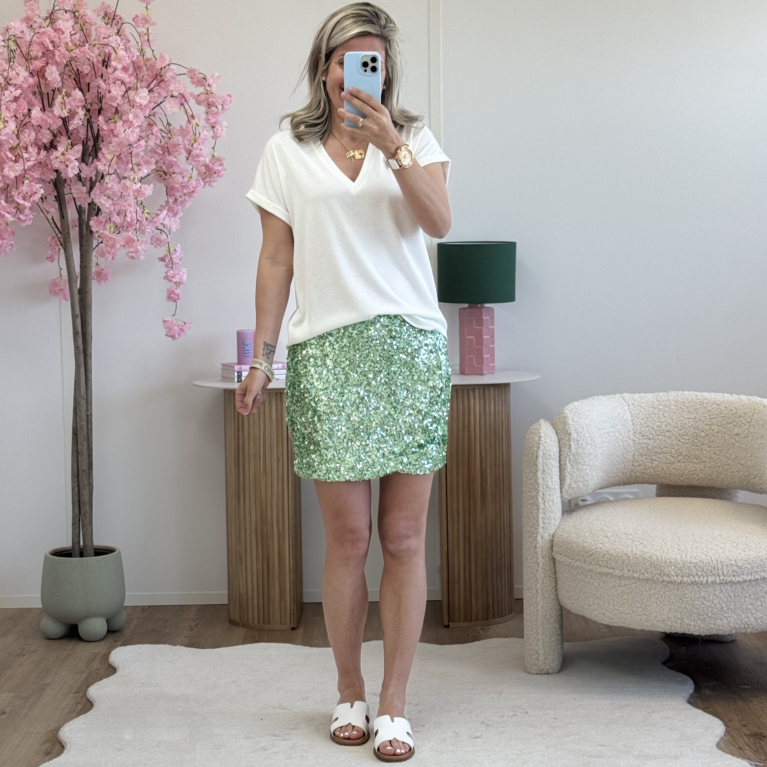 Jupe sequins
