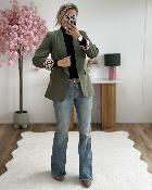 Blazer Lucia kaki