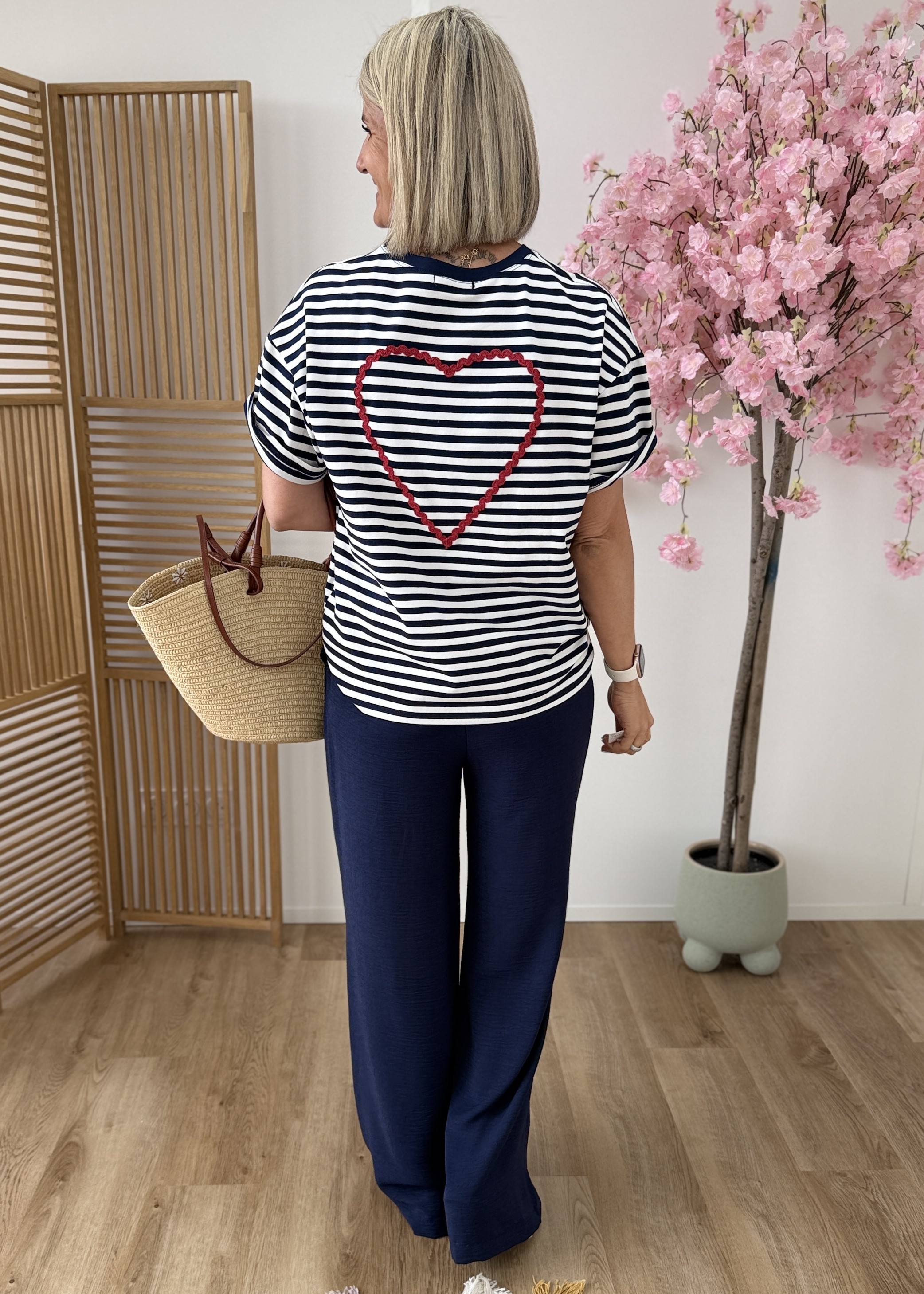 Tee shirt Lexie rayé marine