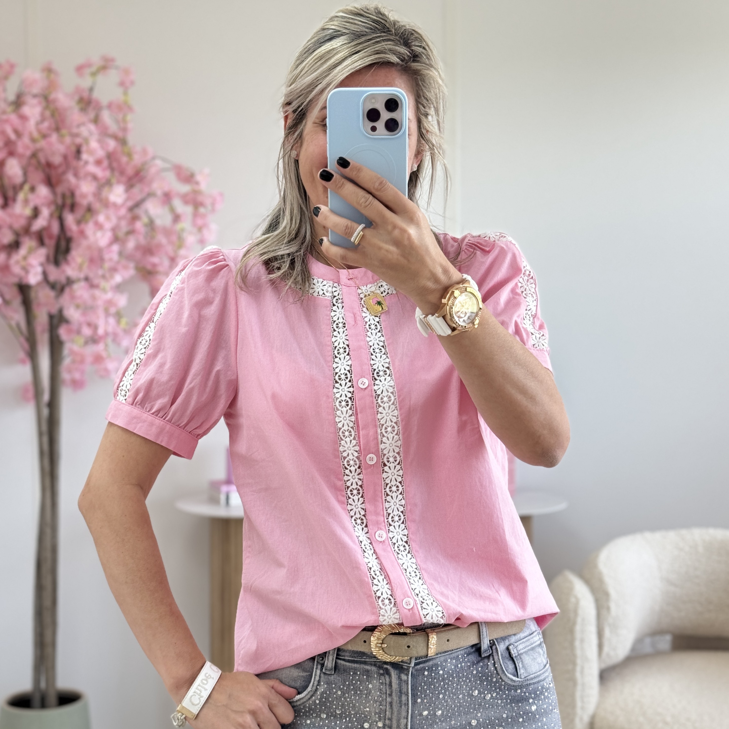 Chemise Donna rose
