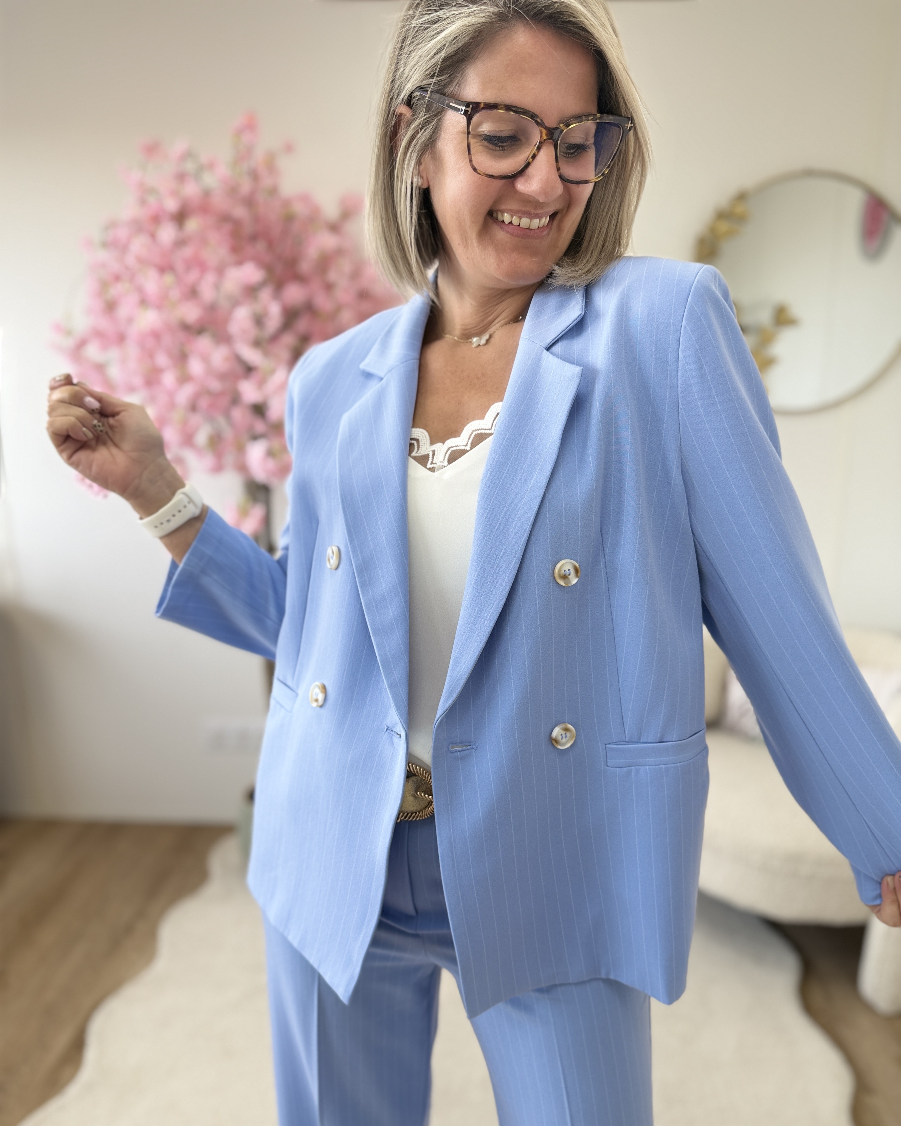 Blazer Agathe bleu