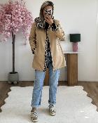 Parka réversible longue