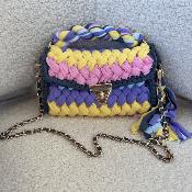 Sac Saliha jaune rose violet