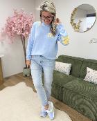 Pull Donna ciel jaune