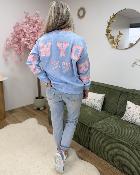 Pull Donna ciel rose