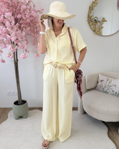 Pantalon Coleen jaune