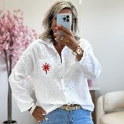 Chemise Palms corail