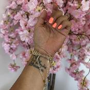 Bracelet tissu amour