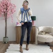 Jean skinny gris