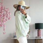 Blouse Amaya vert d eau 