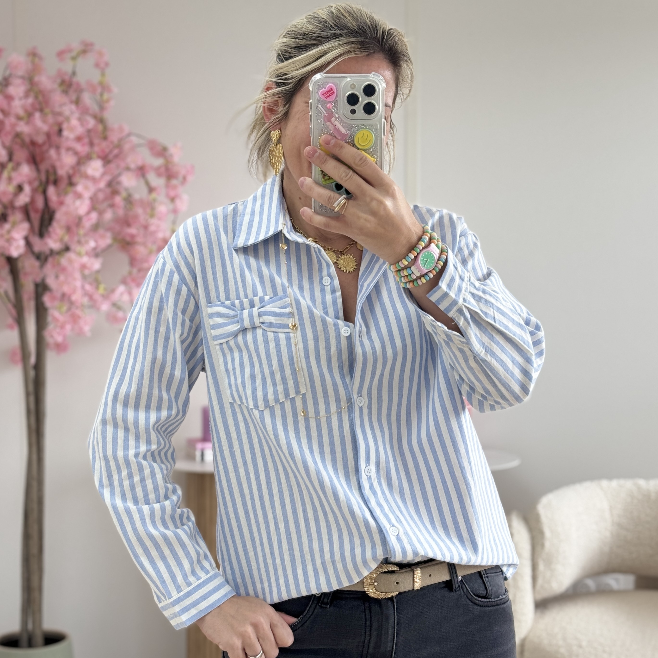 Chemise Adele bleu