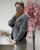 Pull J adore gris