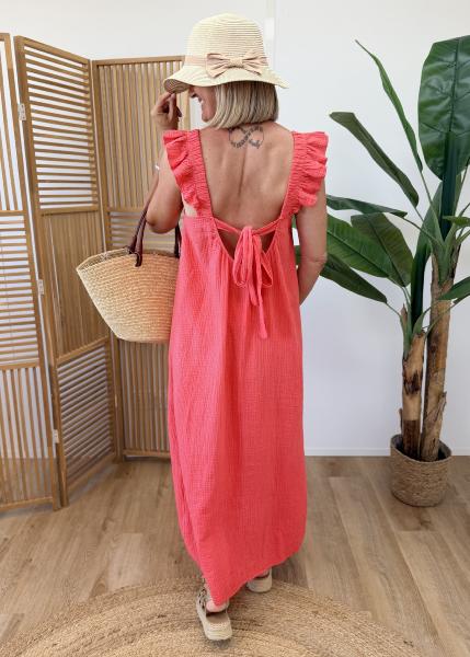 Robe Estelle corail